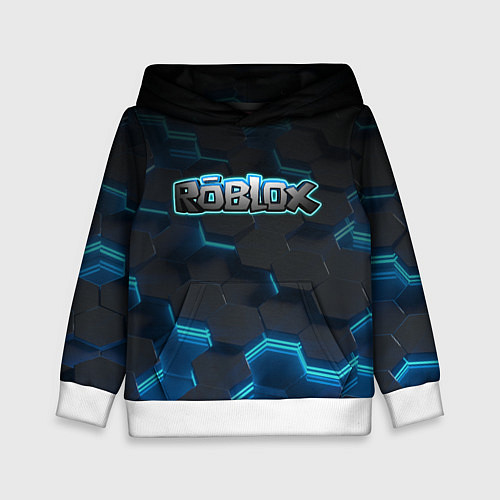 Детская толстовка Roblox Neon Hex / 3D-Белый – фото 1