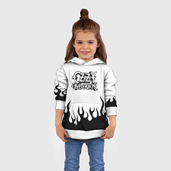 Толстовка-худи детская Ozzy Osbourne, цвет: 3D-белый — фото 2