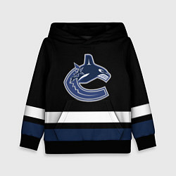 Толстовка-худи детская Vancouver Canucks, цвет: 3D-черный