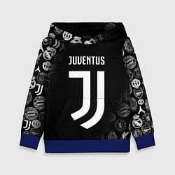 Толстовка-худи детская JUVENTUS, цвет: 3D-синий