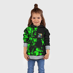 Толстовка-худи детская MINECRAFT, цвет: 3D-меланж — фото 2