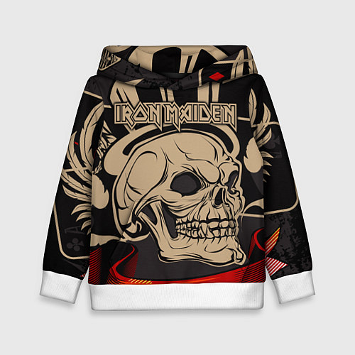 Детская толстовка Iron Maiden / 3D-Белый – фото 1