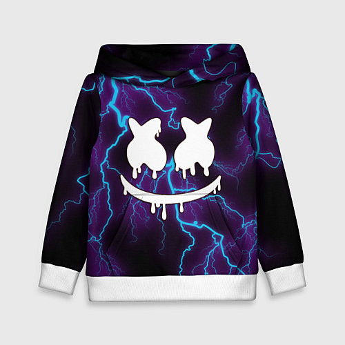 Детская толстовка Marshmello / 3D-Белый – фото 1