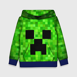 Толстовка-худи детская MINECRAFT, цвет: 3D-синий