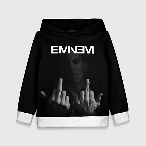 Детская толстовка EMINEM / 3D-Белый – фото 1