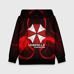 Толстовка-худи детская Umbrella Corp, цвет: 3D-черный