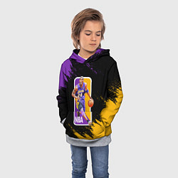 Толстовка-худи детская LA LAKERS KOBE BRYANT, цвет: 3D-меланж — фото 2