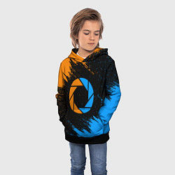 Толстовка-худи детская PORTAL, цвет: 3D-черный — фото 2