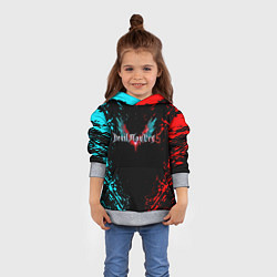 Толстовка-худи детская DEVIL MAY CRY, цвет: 3D-меланж — фото 2