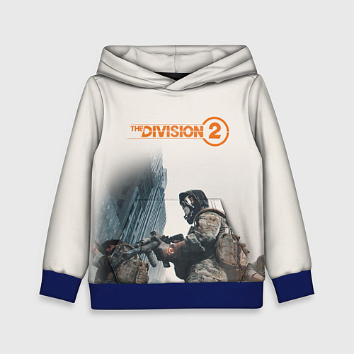 Детская толстовка The Division 2 Military / 3D-Синий – фото 1