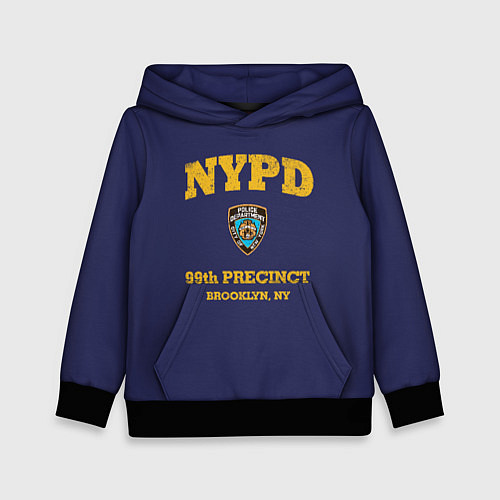 Детская толстовка Бруклин 9-9 департамент NYPD / 3D-Черный – фото 1