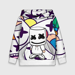 Толстовка-худи детская MARSHMELLO, цвет: 3D-белый