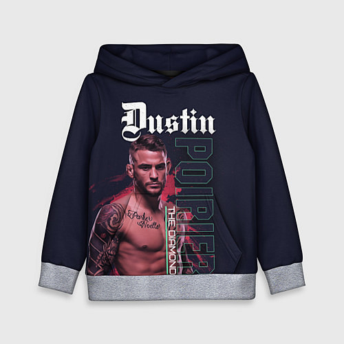 Детская толстовка Dustin Poirier / 3D-Меланж – фото 1