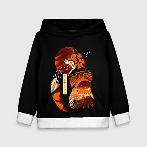 Детская толстовка JAPAN FOX / 3D-Белый – фото 1