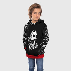 Толстовка-худи детская KILLER QUEEN, цвет: 3D-красный — фото 2