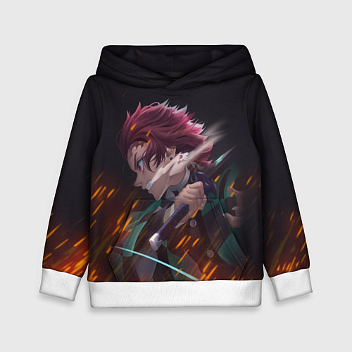 Детская толстовка KIMETSU NO YAIBA / 3D-Белый – фото 1