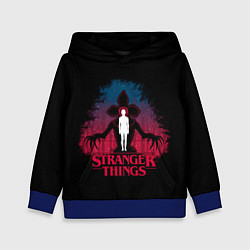 Толстовка-худи детская STRANGER THINGS, цвет: 3D-синий