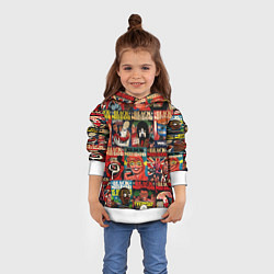 Толстовка-худи детская ЧЕРНОЕ ЗЕРКАЛО, цвет: 3D-белый — фото 2