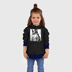 Толстовка-худи детская Невероятные приключения джоджо, цвет: 3D-синий — фото 2