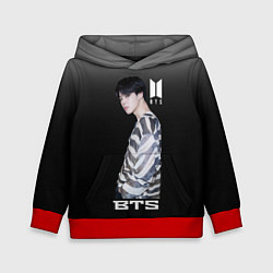 Толстовка-худи детская BTS, цвет: 3D-красный