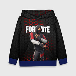 Толстовка-худи детская FORTNITE IKONIK, цвет: 3D-синий