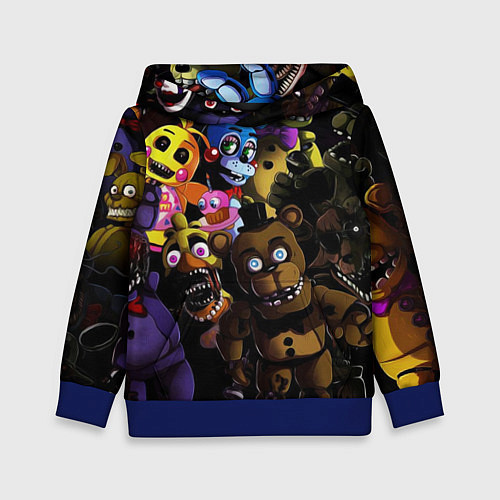 Детская толстовка Five Nights At Freddy's / 3D-Синий – фото 1