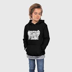 Толстовка-худи детская Jojo Bizarre Adventure, Dio, цвет: 3D-меланж — фото 2