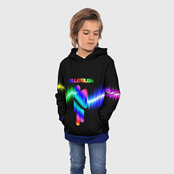 Толстовка-худи детская BILLIE ELLISH, цвет: 3D-синий — фото 2