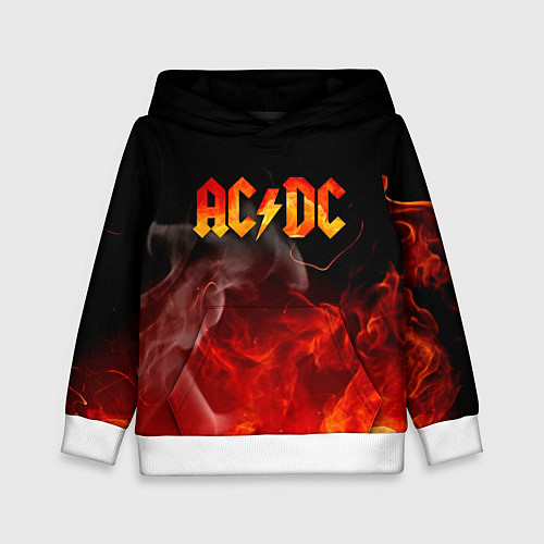 Детская толстовка ACDC / 3D-Белый – фото 1