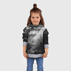 Толстовка-худи детская STALKER, цвет: 3D-меланж — фото 2