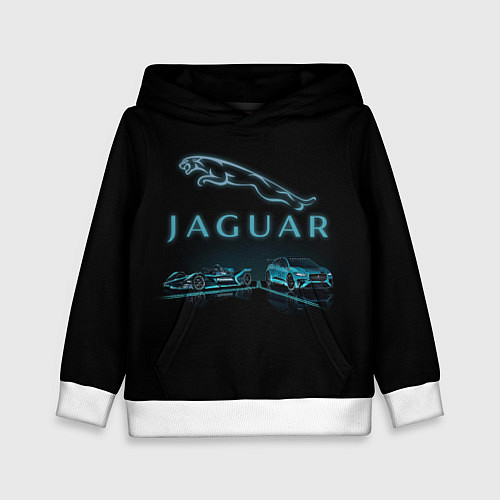 Детская толстовка Jaguar / 3D-Белый – фото 1