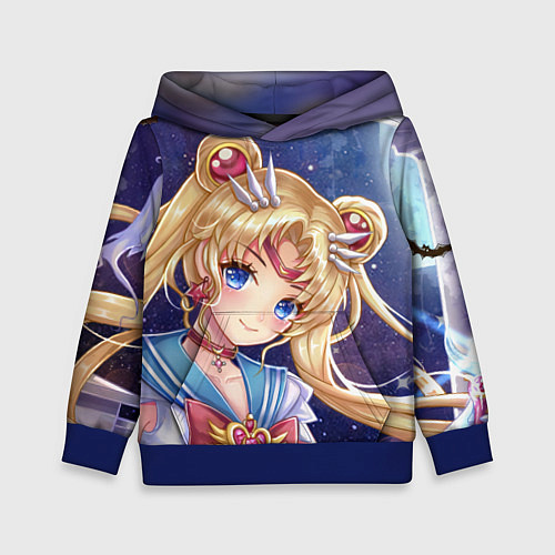 Детская толстовка SAILOR MOON / 3D-Синий – фото 1