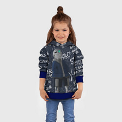 Толстовка-худи детская UNDERTALE, цвет: 3D-синий — фото 2