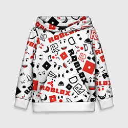 Толстовка-худи детская ROBLOX, цвет: 3D-белый