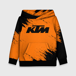 Толстовка-худи детская KTM, цвет: 3D-черный