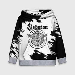 Толстовка-худи детская Sabaton, цвет: 3D-меланж