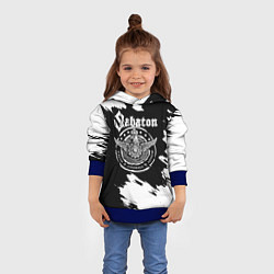 Толстовка-худи детская Sabaton, цвет: 3D-синий — фото 2