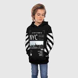 Толстовка-худи детская Off-White: NYC, цвет: 3D-черный — фото 2