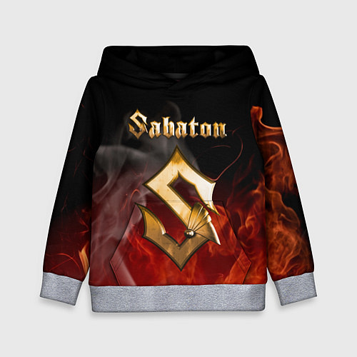 Детская толстовка SABATON / 3D-Меланж – фото 1