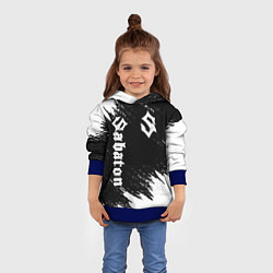 Толстовка-худи детская SABATON, цвет: 3D-синий — фото 2