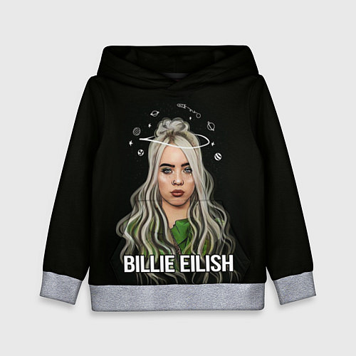 Детская толстовка BILLIE EILISH / 3D-Меланж – фото 1