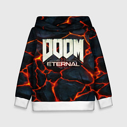 Толстовка-худи детская DOOM: ETERNAL, цвет: 3D-белый