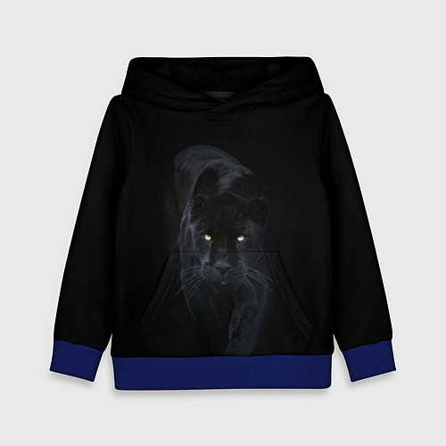 Детская толстовка Пантера / 3D-Синий – фото 1