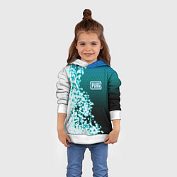 Толстовка-худи детская PUBG, цвет: 3D-белый — фото 2