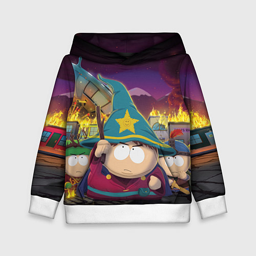 Детская толстовка ЮЖНЫЙ ПАРК / 3D-Белый – фото 1