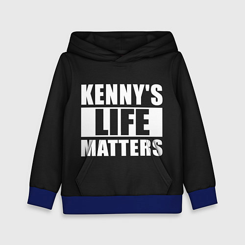 Детская толстовка KENNYS LIFE MATTERS / 3D-Синий – фото 1