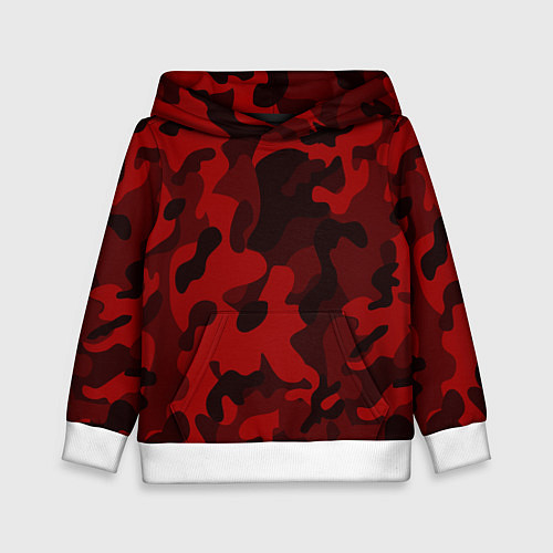 Детская толстовка RED MILITARY / 3D-Белый – фото 1