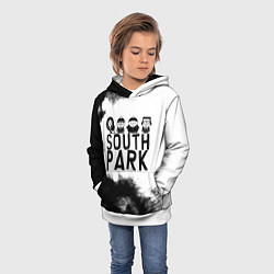 Толстовка-худи детская South Park, цвет: 3D-белый — фото 2