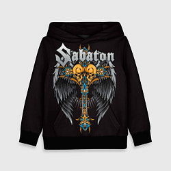 Толстовка-худи детская SABATON, цвет: 3D-черный