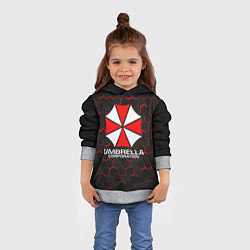 Толстовка-худи детская UMBRELLA CORP, цвет: 3D-меланж — фото 2